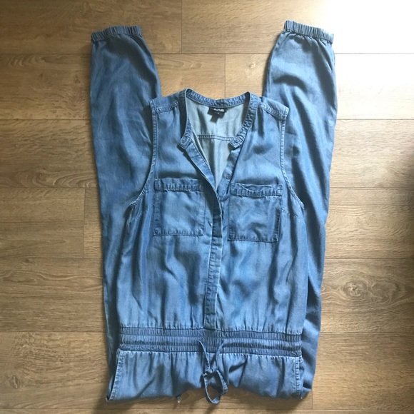 A.N.A Chambray Jumpsuit Size S - Picture 3 of 4